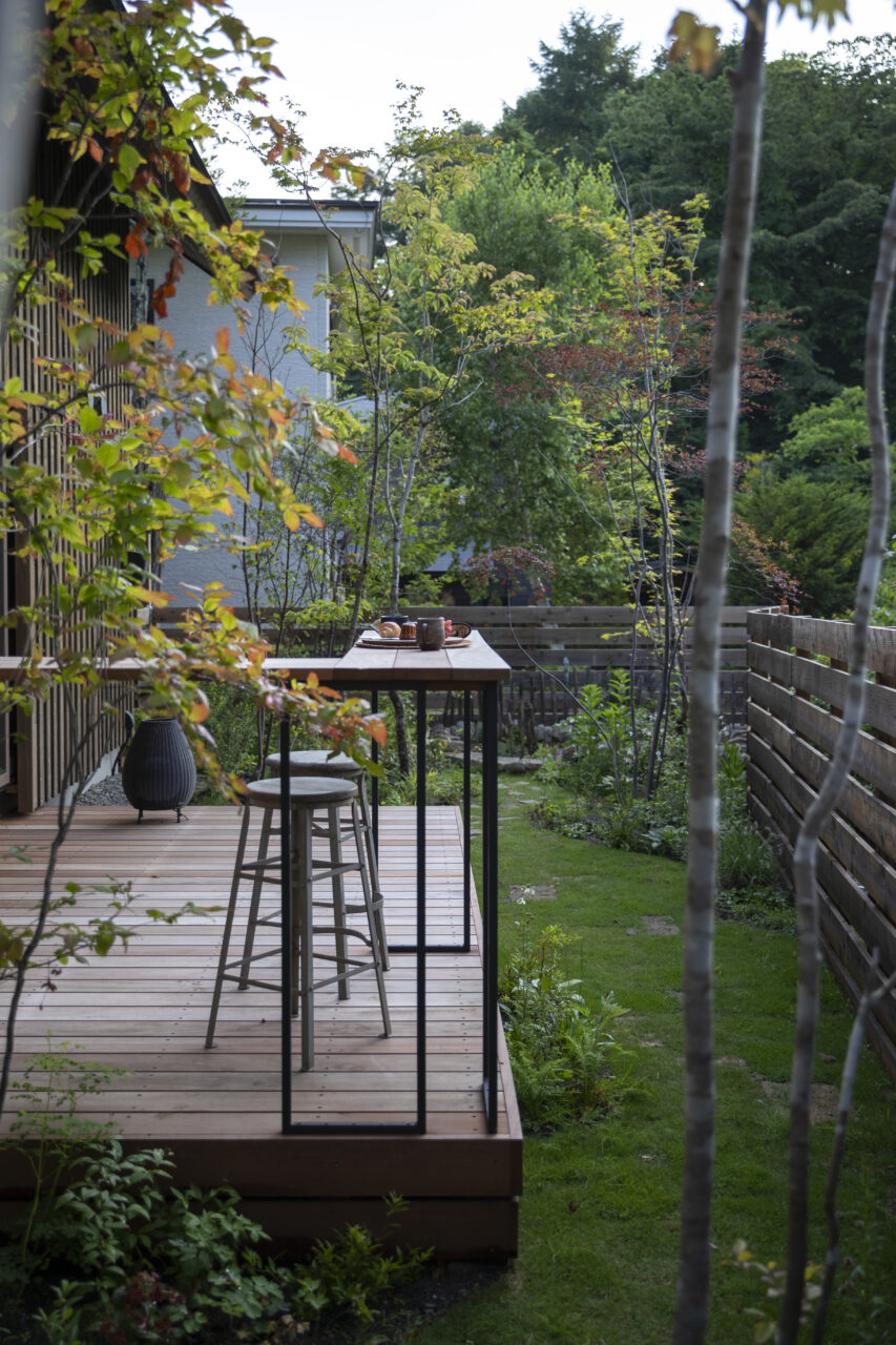 庭とつながる大開口のある住まい