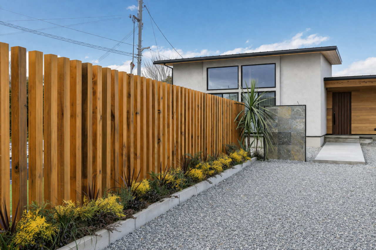 和洋の家　重厚感のある和モダン外観デザイン