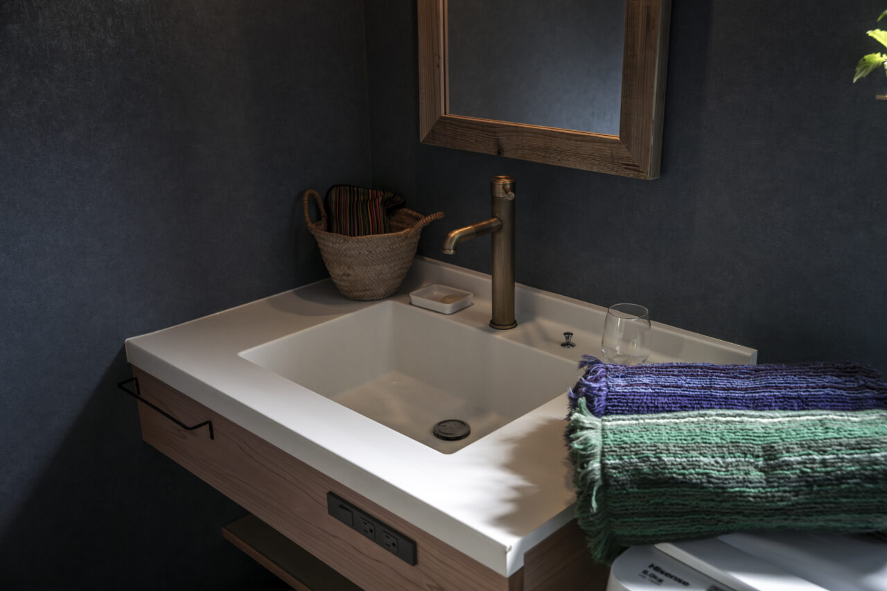 好きをたくさん込めた洗面