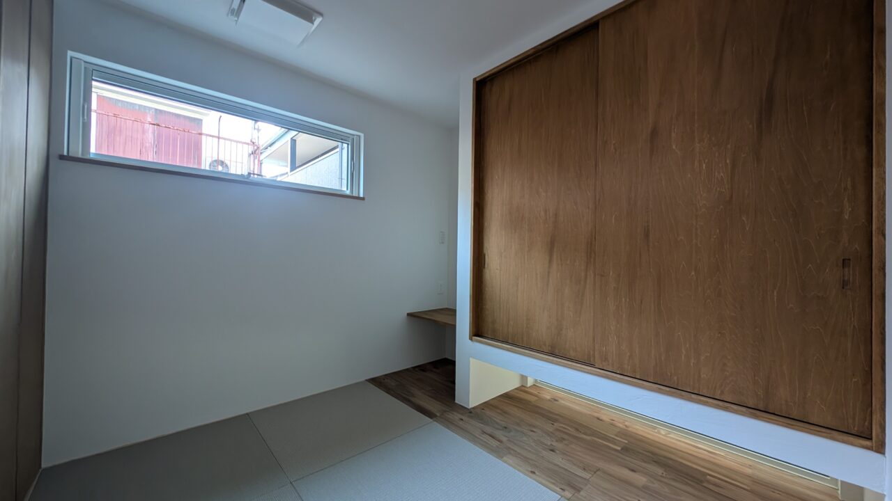 家具一体型の収納デザイン