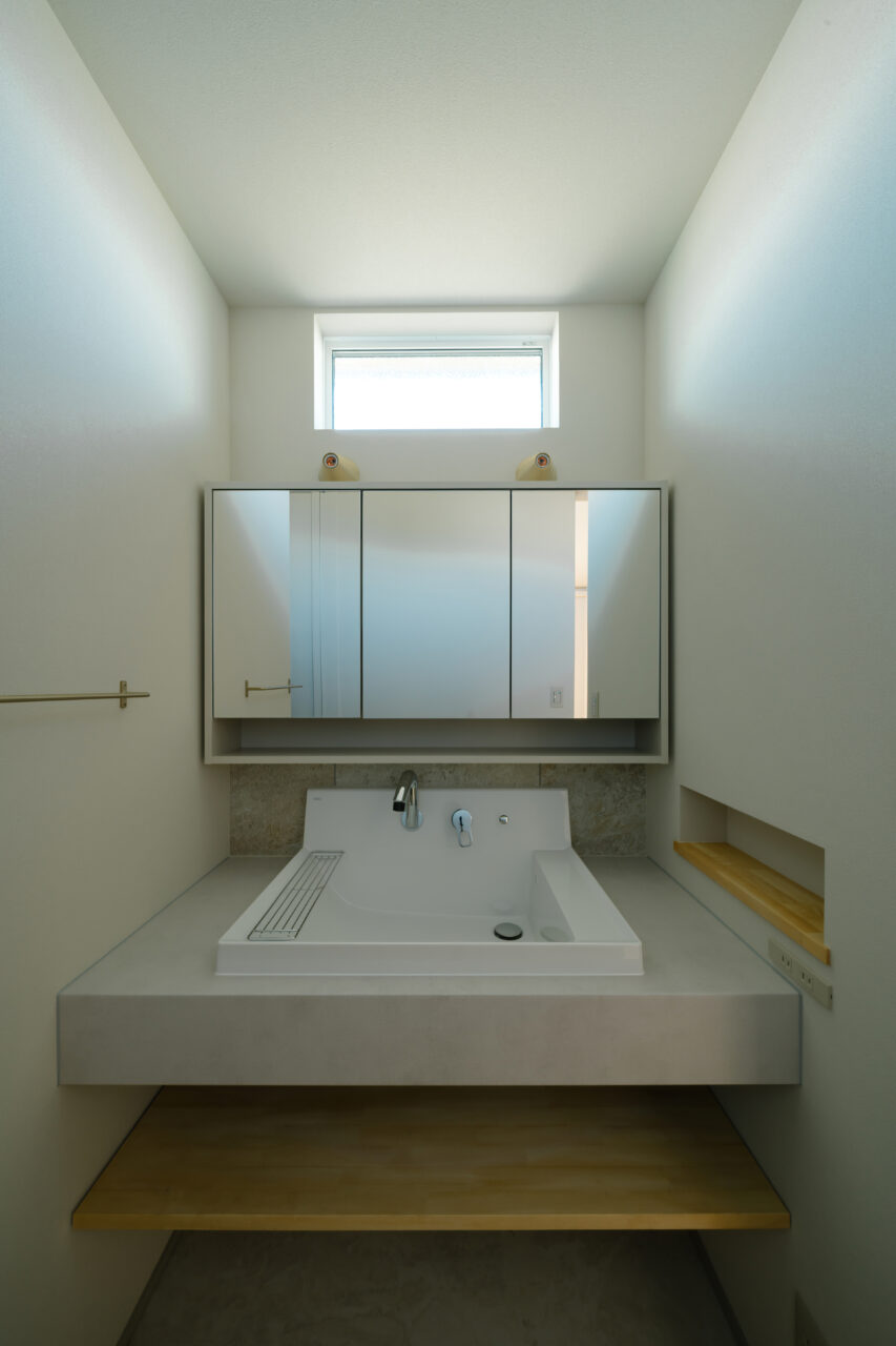 機能性を重視した洗面