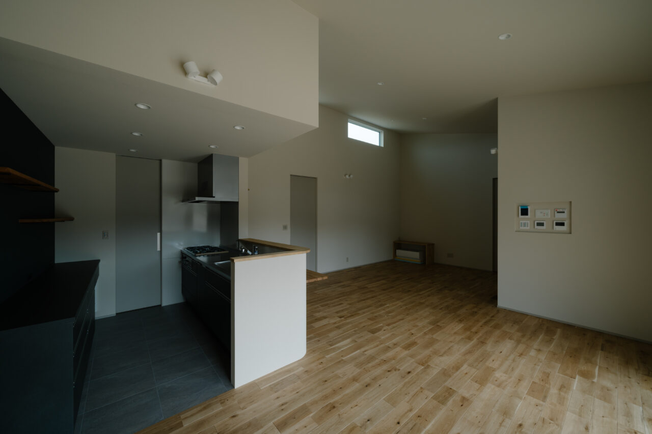 25帖の広々としたLDK空間