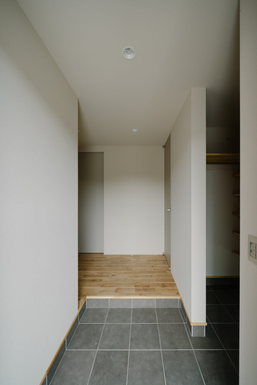 回遊動線のある平屋住宅